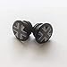 London Craftwork Handlebar Plugs for 22mm Handlebar in Black (PAIR) Union Jack Black