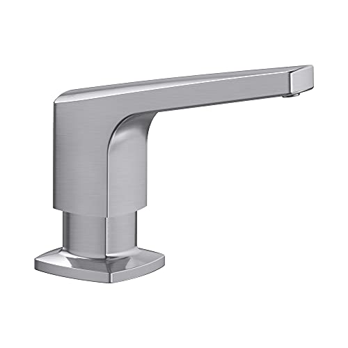 BLANCO, Dispensador de jabón de cocina inoxidable 442680 RIVANA, 12 onzas