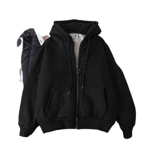 pdkfashions PDK Fashion Solid Zip-up Hooded Neck Hoodie Long Sleeves with Kangaroo Pocket Sweatshirt for Women's-picture-10