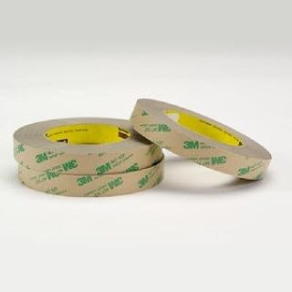 3M 467MP Clear Adhesive Transfer Tape, 4" Width x 20yd Length (1 roll)