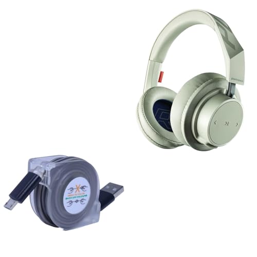 BoxWave Cable Compatible with Plantronics BackBeat Go 600 - miniSync, Retractable, Portable Sync Cable