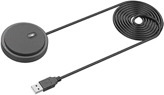 Eacam Condenser Mic, UM02 USB Omni-directional Condenser Microphone Mic for Meeting Business Conference Computer Desktop Laptop PC Voice Chat Video Games Live Broadcast Sound Pick-up