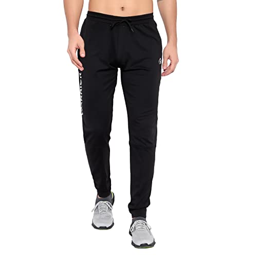 BLUE STAR SHARK Men's Slim Fit Track Pants – Joggers for Running, Gym, Sports, and Casual Wear | Multipurpose Activewear Lower for Men & Boys | Stylish Summer Trousers & Night Pants
