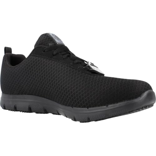 Skechers 77210EC BLK femme Basket, Noir, 38.5 EU