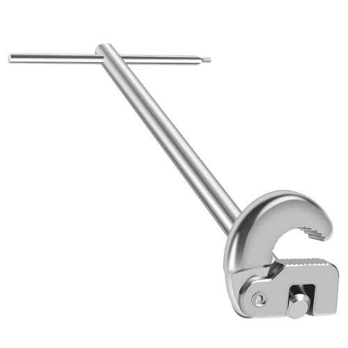Basin Wrench | Adjustable Tap Spanner | Multifunctional Wrench Disassembly Tool for Kitchen, Sewer, Bathroom, Bathtub, Garden,ad