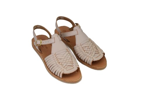 Image of Macarena Collection Womens Shoes Leather Sandals for Women | Huarache Handmade Mexican Sandals Women | Comfortable & Stylish Womens Sandals 3044