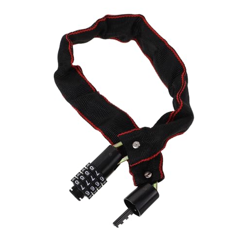 YARNOW Bike Chain Lock Password Weatherproof Aluminum Alloy for Bicycle Security for Cyclists