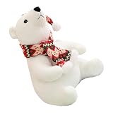 Merveilleux cadeau : doté d'un design adorable, l'ours polaire en peluche est un choix délicieux à offrir à la famille, aux amis ou aux pendant les vacances telles que Noël, Thanksgiving et les anniversaires, créant des souvenirs grâce à son charme attachant.