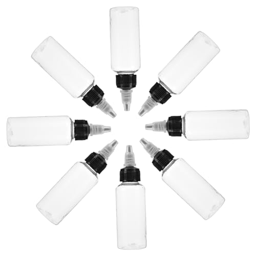 FOMIYES Paint Mixing Bottles 50ml Plastic Palette Bottles Tight Seal for Artists