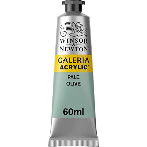 Image of Winsor & Newton Galeria Acrylic Paint Tube-Pale Olive (60ml)