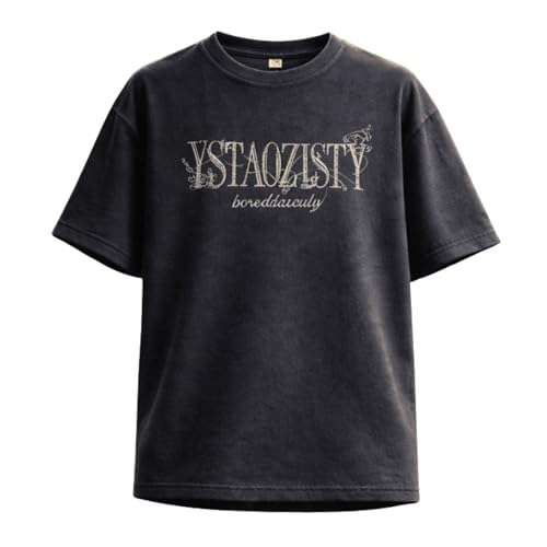 Image of THE MEN THING Still Form Box TEE Oversized T-Shirt - Charcoal Ash