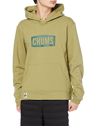 [チャムス] メンズトレーナー・パーカー Logo Pullover Parka Mosstone L