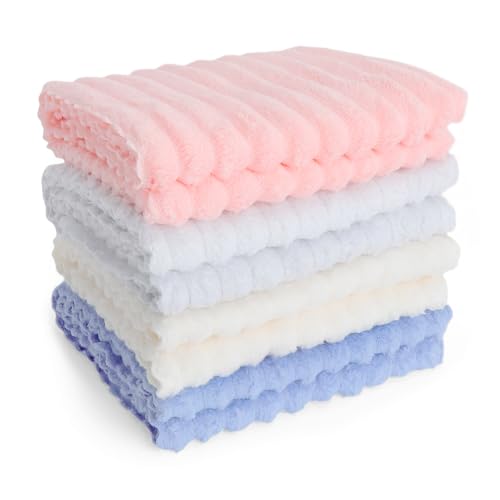GZRXIOUS 4PCS Couvertures pour Animaux en Polaire Corail, Couverture Chien Chat Lavable en Machine, Imperméable et Anti-Poils, Plaid Doux et Chaud Multi-Usage...