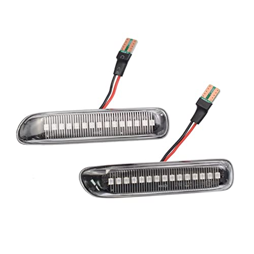 Espejo secuencial luz de giro dinámica para E46 3 Series Limo Coupe Side Marker