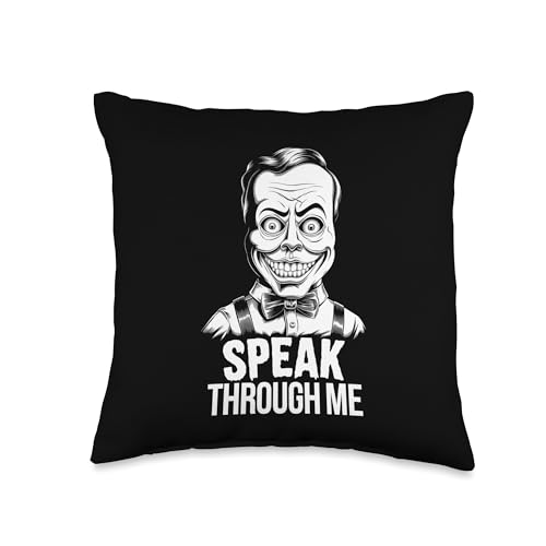 Creepy Ventriloquist Doll Tee – Horror Dummy Puppet Show Throw