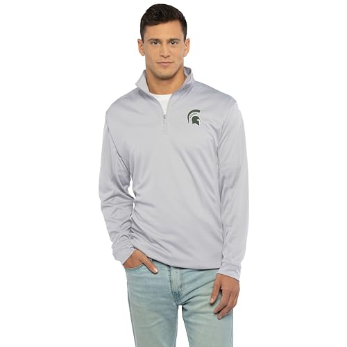 Men's Vantage quarter zip micro-mesh pullover