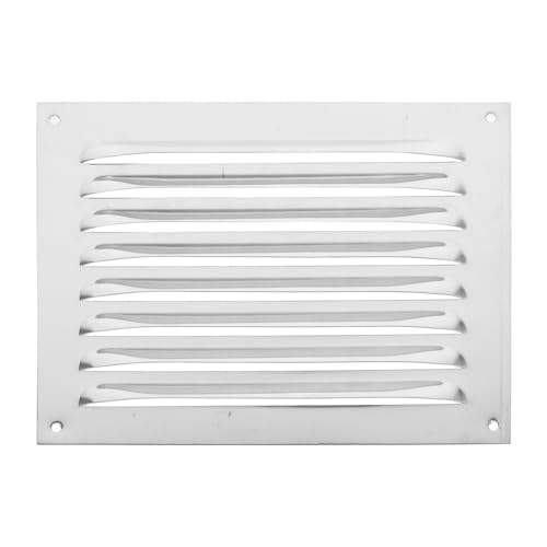 Ventilation carrée acier inoxydable x4 pour aération murale extérieure
