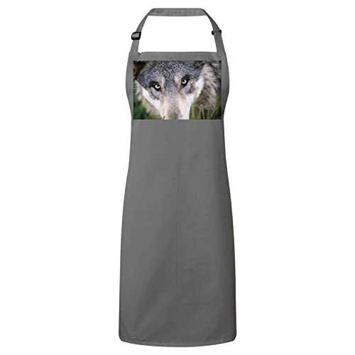 Tablier de cuisine loup premium finition haut de gamme impression photo