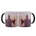 Aiplutas Color Changing Mug Hot Cold Heat Sensitive Color Changing Ceramic Mug 11oz