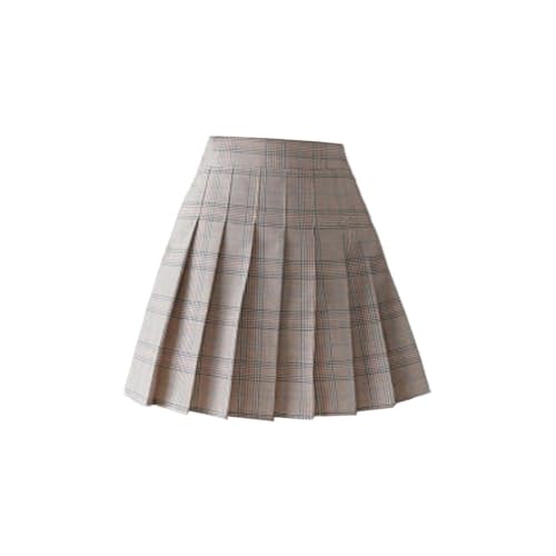 Women's Slim Pleated A-Line Large Size Short Skirt2
