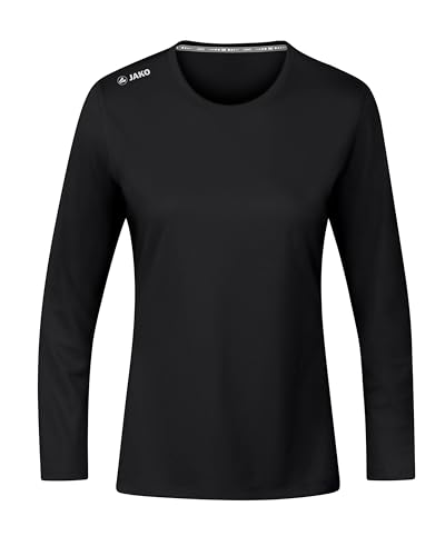 JAKO Damen Longsleeve Run 2.0, Schwarz, 38 JAKO Damen Longsleeve Run 2.0, Schwarz, 38