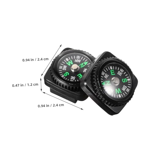 Brújula de pulsera mini 25 pcs para camping y senderismo miniatura 2