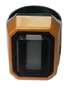 Smart Tasbih Zikr Counter and Clock Plastic Ring, Waterproof Digital Finger Counter with LCD Screen, 5 Prayer Time Reminders, Vibration Feedback, Islamic Wearable for Muslims.