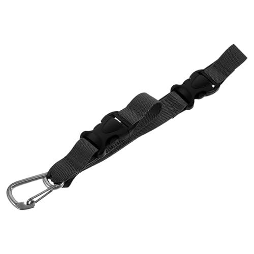 Hohopeti Scuba Diving Fin Keeper Clip with Adjustable Nylon Lanyard Strap for Flippers and Masks, Prevents Accidental Loss during Underwater Explorati