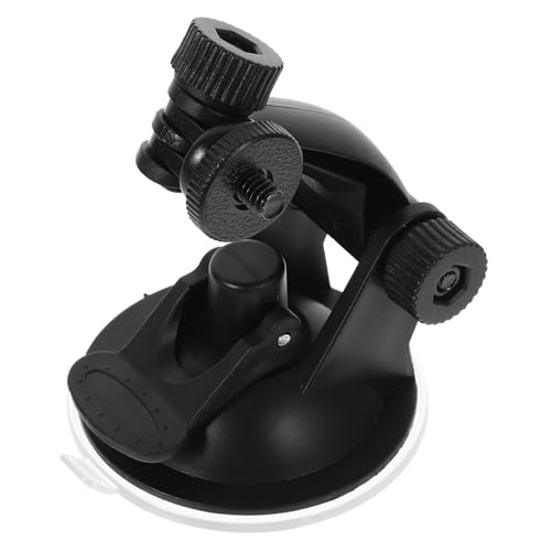 Uonlytech Supporto Per Telecamera Da Auto Con Ventosa Adattatore Multi-funzionper Action Cam e Smartphone Design Per Massima Stabilità e Resistenza Agli Urti Per Uso Movimento