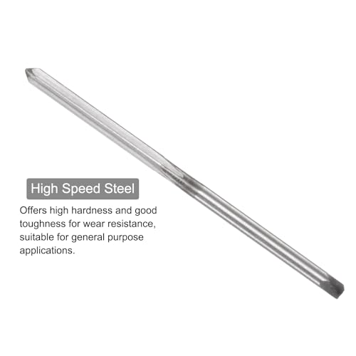 QUARKZMAN Handreibahlen, 2,5 mm H7 Metrische Reibahle Bohrer für Metall Holz Loch Reiben, Gerade Nut Hochgeschwindigkeitsstahl (HSS) Werkzeug