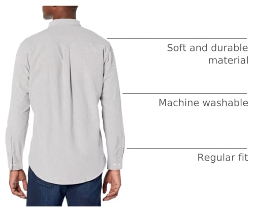 Image of Amazon Essentials Men's Long-Sleeve Pocket Oxford Shirt
