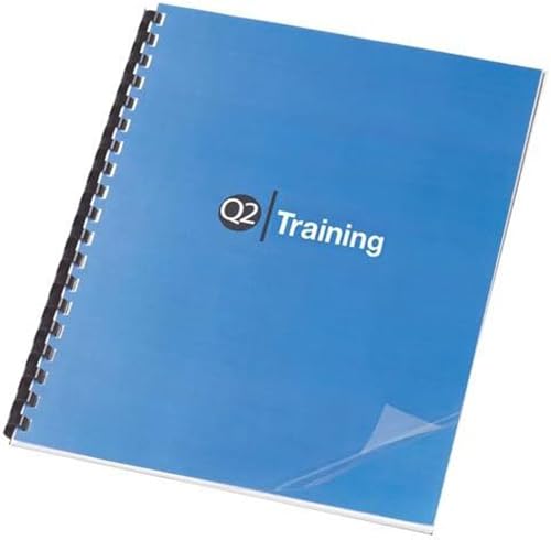 TruBind 5 Mil 8-1/2 x 11 Inches PVC Binding Covers - Pack of 100, Clear (CVR-05ASN) Size: 5 Mil, Model: CVR-05ASN, Office/School Supply Store