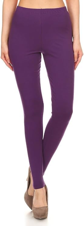 fasha Women's and Girls Full Length Leggings | Cotton Spandex/Elastane 4 Way Stretchable | Casual Slim fit Ultra Soft Leggings-Pack of 1-picture-26