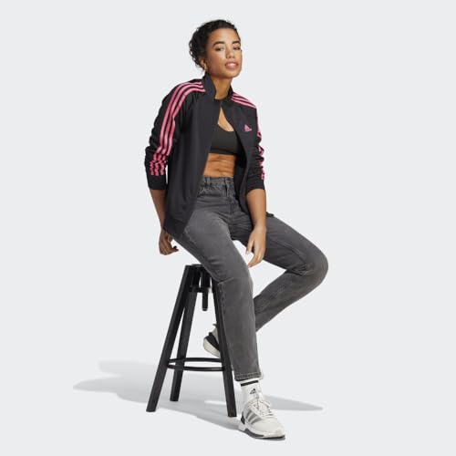 Image of adidas Women's Essentials Warm-Up Slim 3-Stripes Track Jacket
