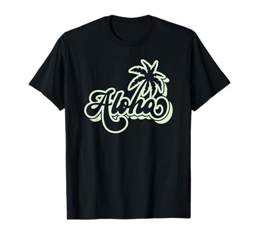 Hawaï Aloha State-of Mind Floral Retro Beach Tropical T-Shirt