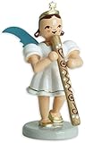 Blank Kurzrockengel mit Didgeridoo, farbig - 6,6 cm