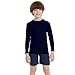 Boys UPF 50+ Rash Guard Neon Shirt Quick Dry Swim Shirts Long Sleeve UV Sun Protection Shirt for Kids Teens