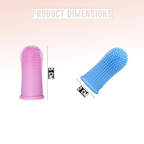 Image of Finger DogToothbrush for Dogs Oral Hygiene, Effective and Gentle Cleaning, Ideal for Dogs and Pets Whit of The Dog Tooth Brushing Kit