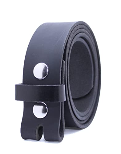 All American Leather Belt Without Buckle-Amish Handmade in USA-Heavy Duty Work Men's Leather Belt 1.50-Leather Belt No Buckle