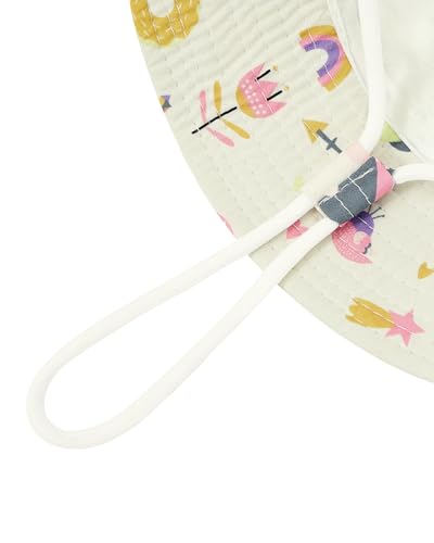 Century Star Infant Toddler Bucket Hat UPF 50+ Baby Girl Boy Sun Hat Bright Pattern Beach Sun Hat Kids Summer Swim Cap4