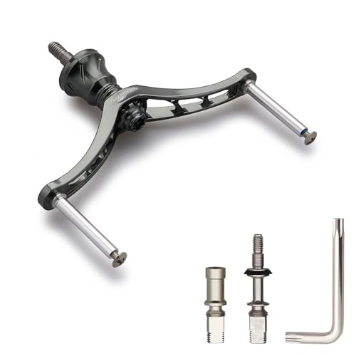 HEIGHTEN 80/92/95/98/110mm ���[�� �n���h�� (�m�u����) �V�}�m(Shimano) �_�C��(DAIWA) �ʗp �X�s�j���O���[�� �p (80mm - �_�[�N�O���[(22STELLA/23AIRITY)) (HT01806)