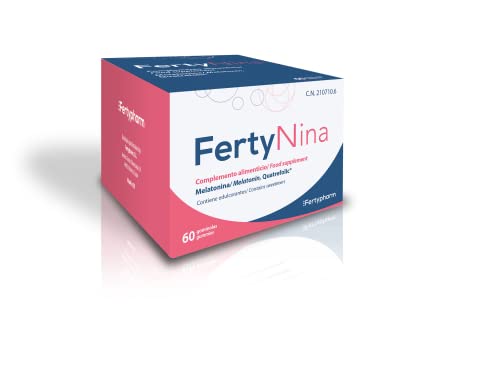 FERTYNINA | Contribuye a mejorar la Fertilidad Femenina | Melatonina + Ácido Fólico (vitamina B9) | 60 GOMINOLAS