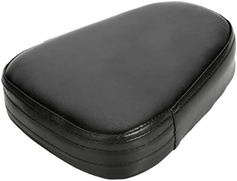 OSAN Universal Motorcycle Synthetic Leather Rear Sissy Bar Backrest Cushion Pad - Black