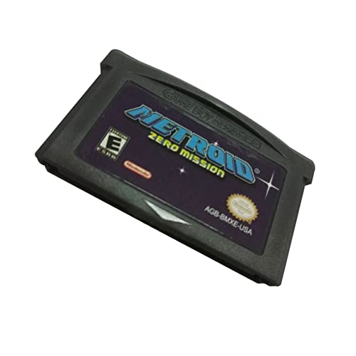 32 Bit Metroid Zero Fusion Video Game Cartridge USA Version for GBA (Reproduction)