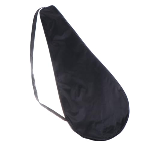 GKYQVE Funda de volante a prueba de arañazos, correa de hombro ergonómica con acolchado protector para un transporte seguro, organizadores de raquetas de bádminton con agujero para colgar