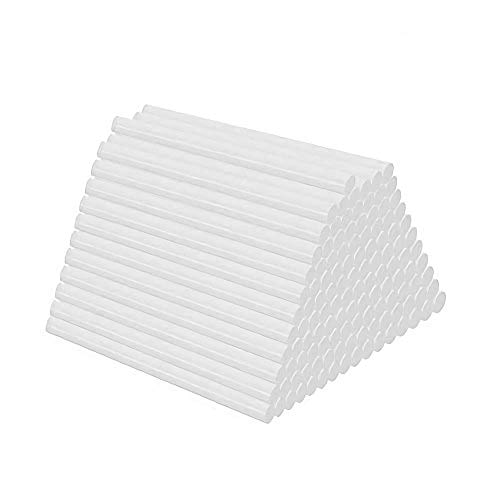 Mini Hot Glue Sticks Bulk for Kids Low Temp 100pcs 0.28”X7.9”, 100 Heat Glue Sticks Per Bag, BPA Free, DIY Craft Projects & Holiday Decor & Repair Kit
