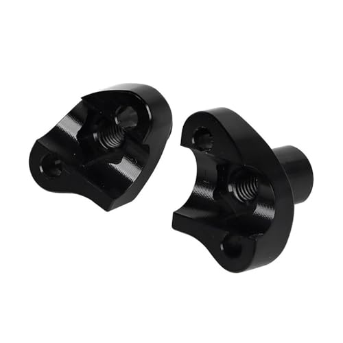 Rehausseurs de guidon noir 25mm pour moto Dyna et Sportster XL