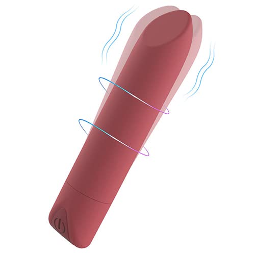 10 Modes Quiet Waterproof Bullet Massage Rod Powerful Mini Stick Portable Massage Ball for Women Pleasure, Handheld Travel Pocket Personal Bullet for Foot Relax, Fast Delivery, Mini Size (Red)