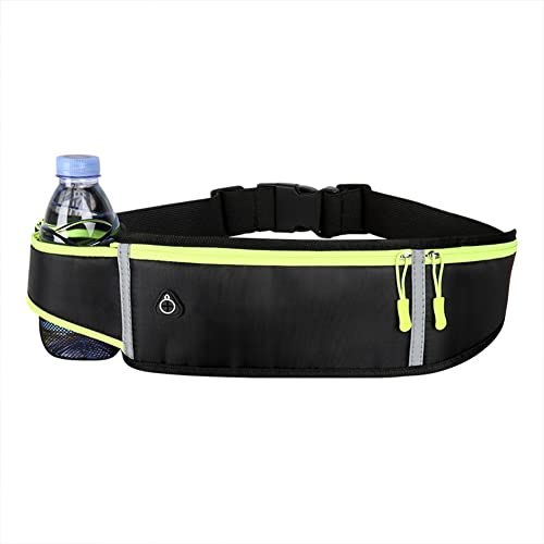 LIZHOUMIL Riñonera con Soporte para Botella de Agua, Soporte para Cintura para Correr Deportes Riñonera Sancang-Negro Grande: 4-6.5 teléfono móvil Universal Cover