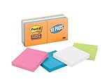 Post-it Super Sticky Notes, 3 x 3-Inches, Assorted Neon Colors, 10-Pads/Pack
